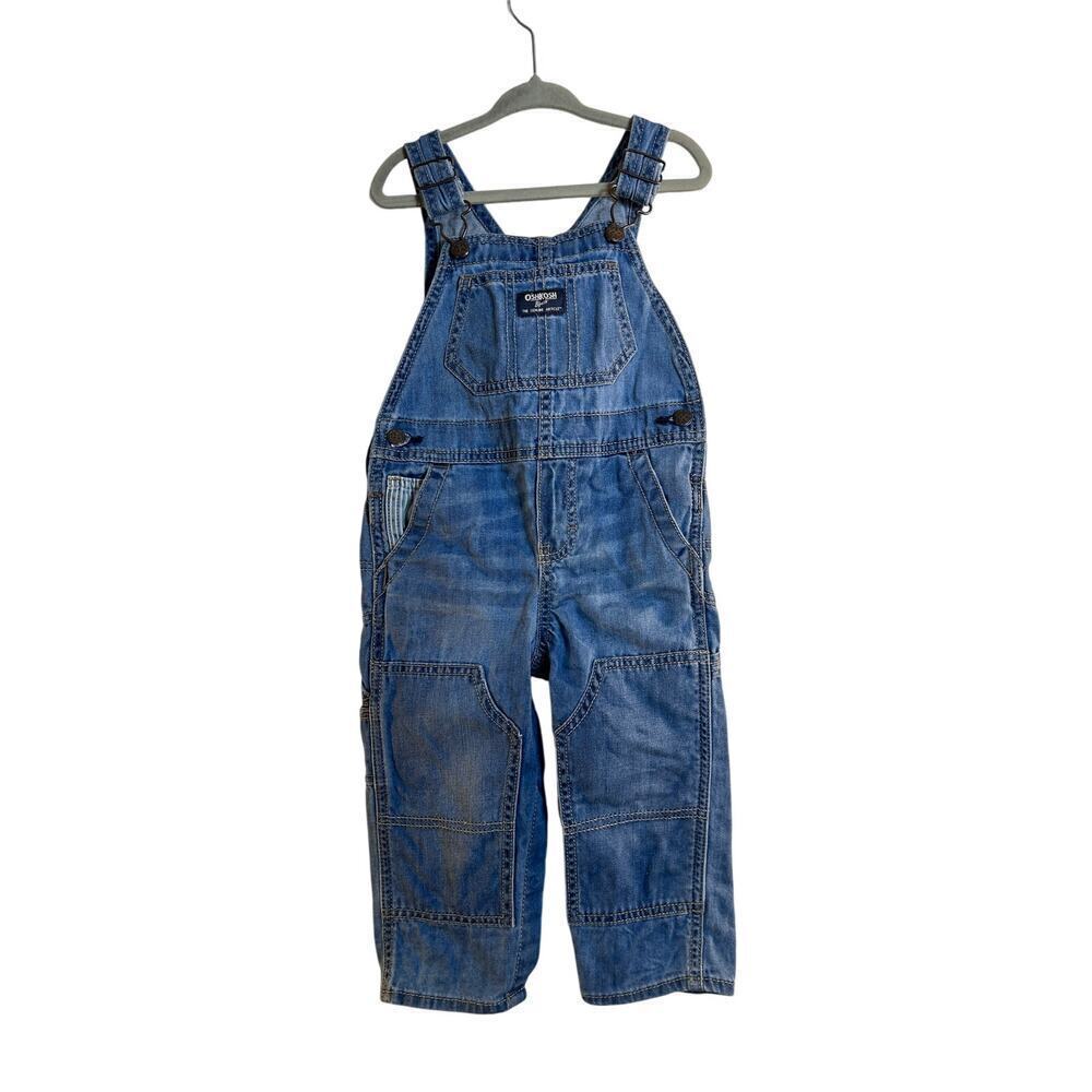 OSHKOSH B’GOSH Unisex Toddler Jean Bib Overalls / Size: 24 Months